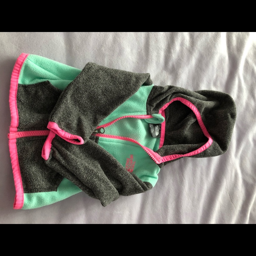 Baby girl North face fleece.
